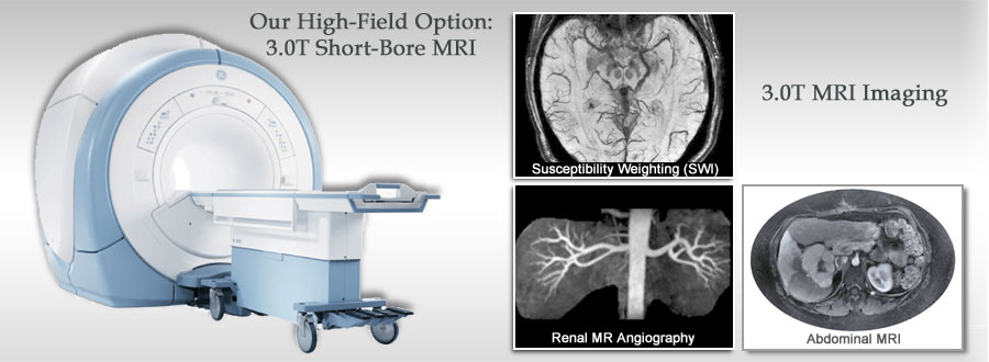 High Field 3.0T MRI imaging